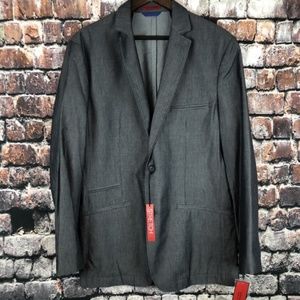 ALFANI NEW Mens Grey Button Jacket Blazer Medium